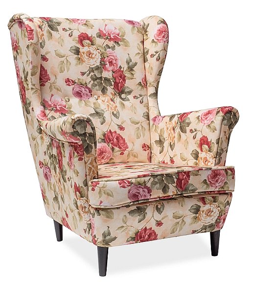 Křesla ušák květovaně